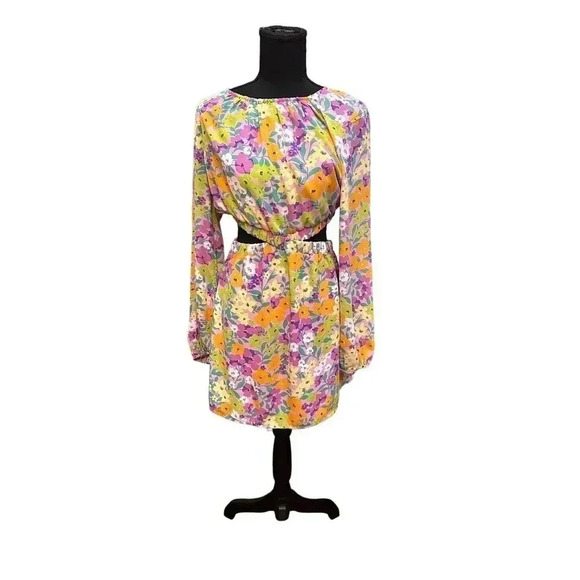 NEW - NWT Sanctuary Fresh Garden Side Cut Out Mini Dress Sz S - Picture 5 of 7